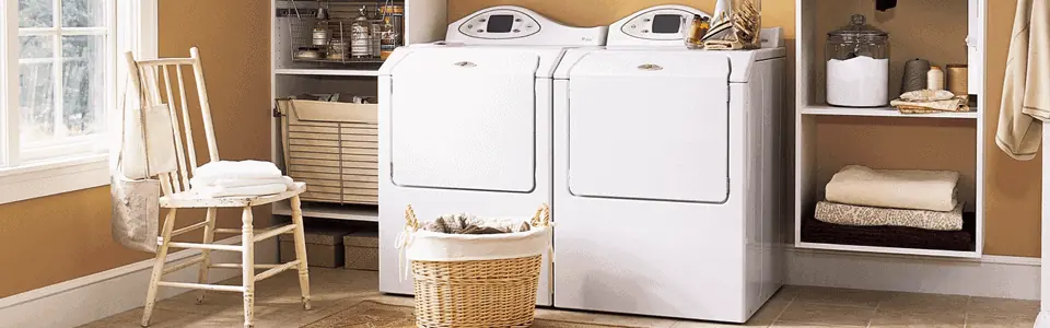 front load washing machine and dryer side by side