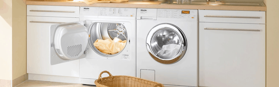 washing machine and dryer side by side